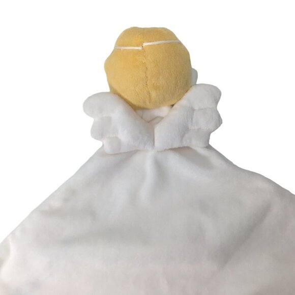 Hallmark Snuggly Little Angel Lovey Security Blanket Wings Blonde Blue Writing - Picture 5 of 7